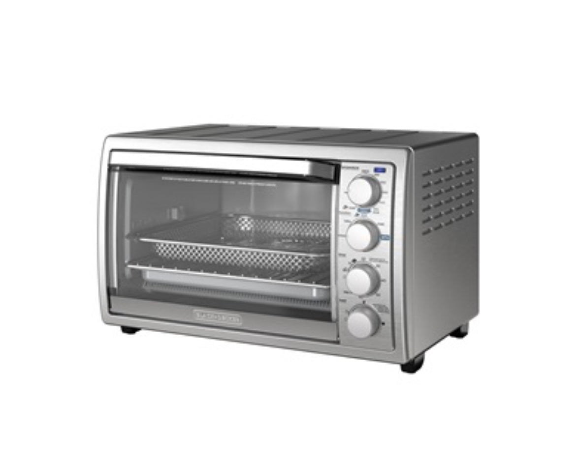 Air Fry Toaster Oven with Rotisserie (Black+Decker)