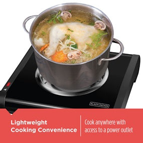 Single Burner Portable Buffet Range (Black+Decker)