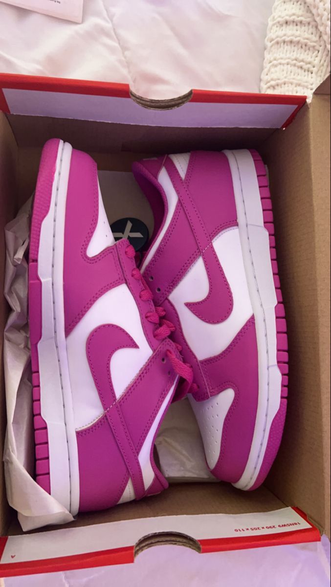 Step out in the Nike Dunk Low “Active Fuchsia Pink”
