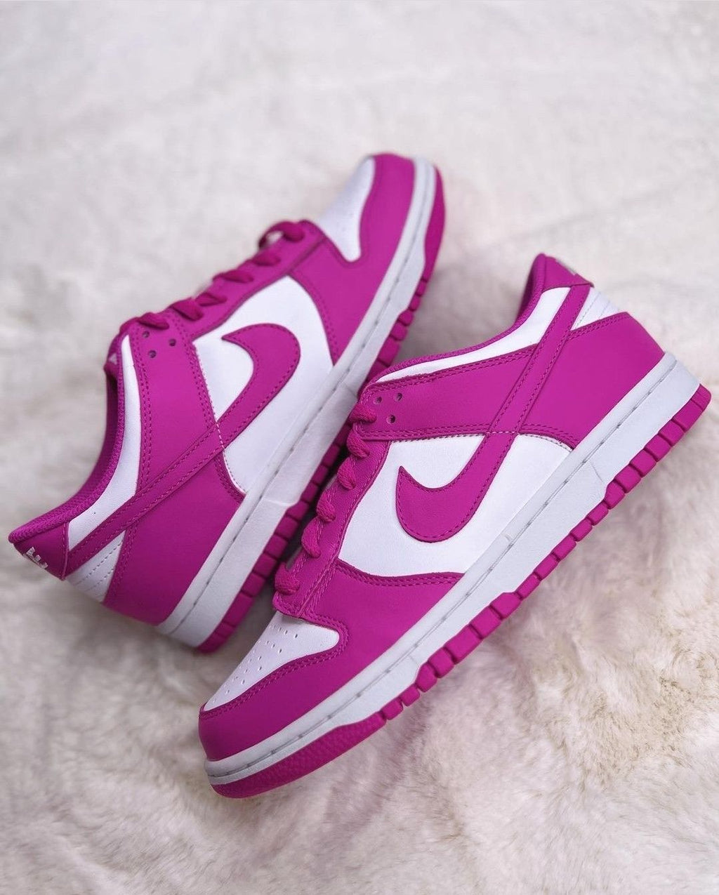 Step out in the Nike Dunk Low “Active Fuchsia Pink”