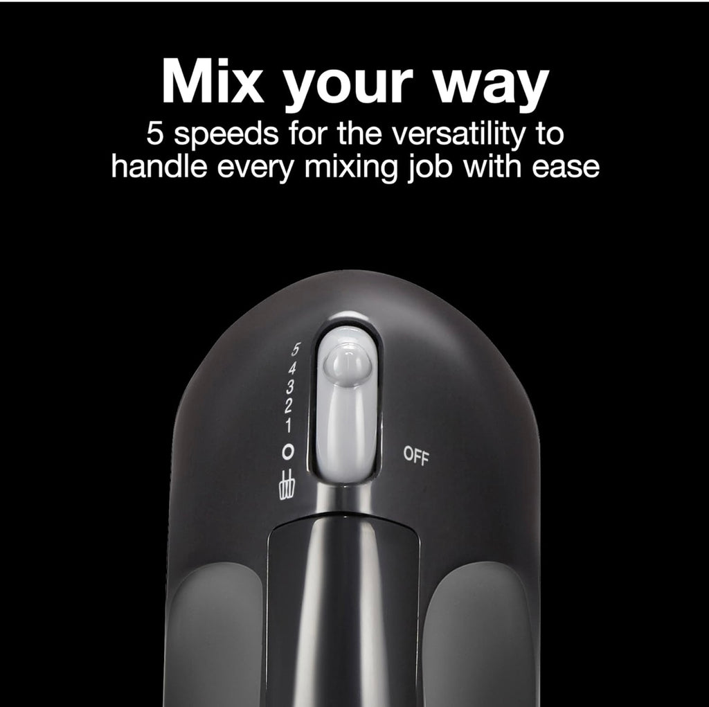 Easy Mix™ 5 speed (black)
hand mixer