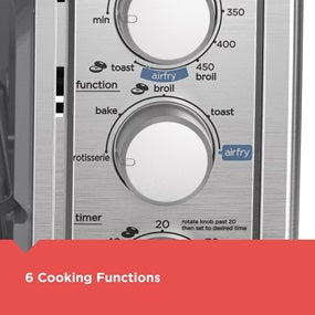 Air Fry Toaster Oven with Rotisserie (Black+Decker)