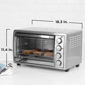 Air Fry Toaster Oven with Rotisserie (Black+Decker)