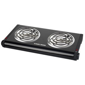 Double Burner Portable Buffet Range (Black+Decker)